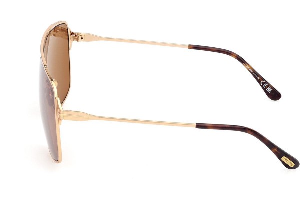 Sonnenbrille Tom Ford Zappa FT1173 30E Quadratisch Gold