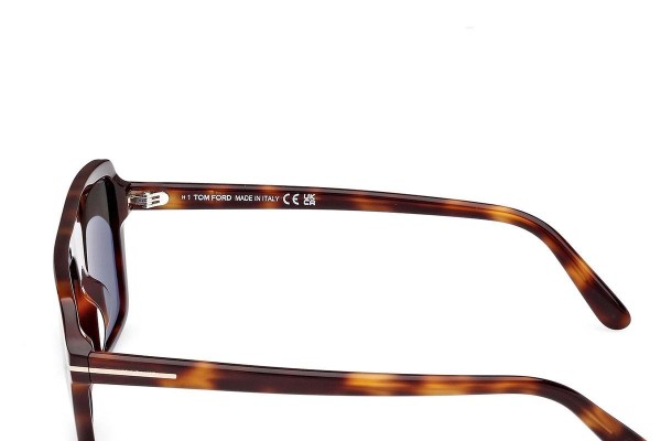 Sonnenbrille Tom Ford Vincent FT1176 53N Quadratisch Havanna