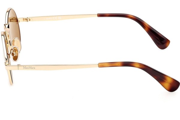 Sonnenbrille Max Mara MM0127 30L Rund Gold