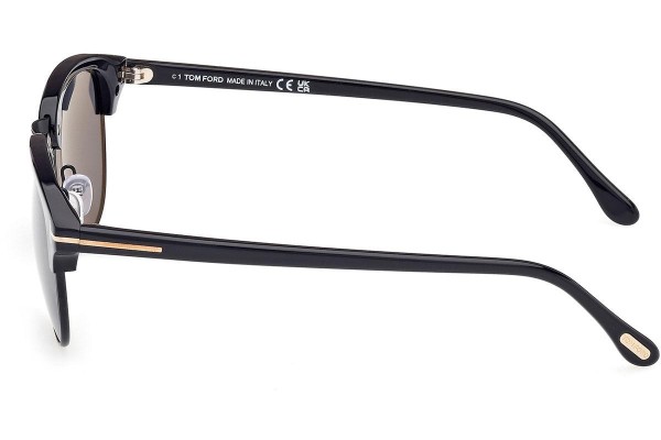 Sonnenbrille Tom Ford Henry FT0248 01D Polarized Browline Schwarz