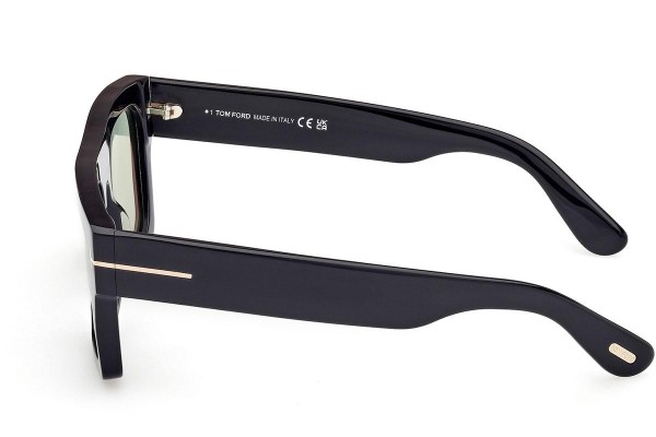 Sonnenbrille Tom Ford Fausto FT0711 01N Flat Top Schwarz