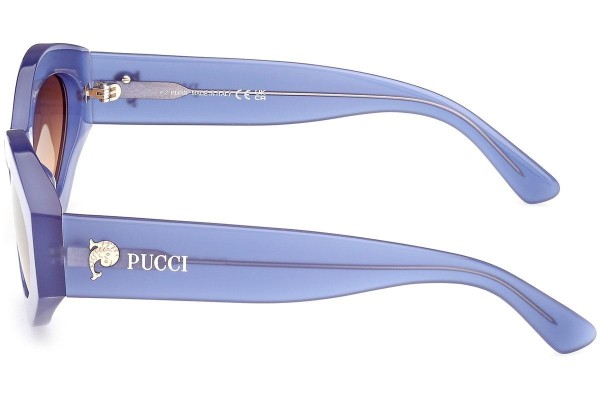 Sonnenbrille Emilio Pucci EP0227 90F Oval Blau