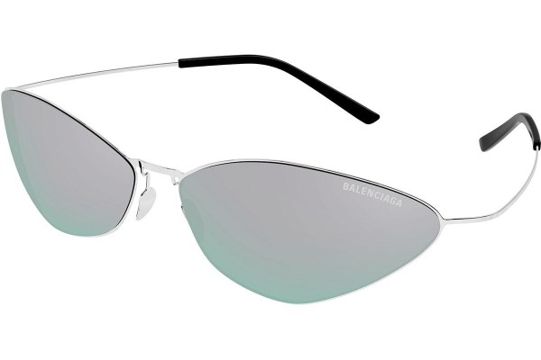 Sonnenbrille Balenciaga BB0350S 004 Besondere Silber