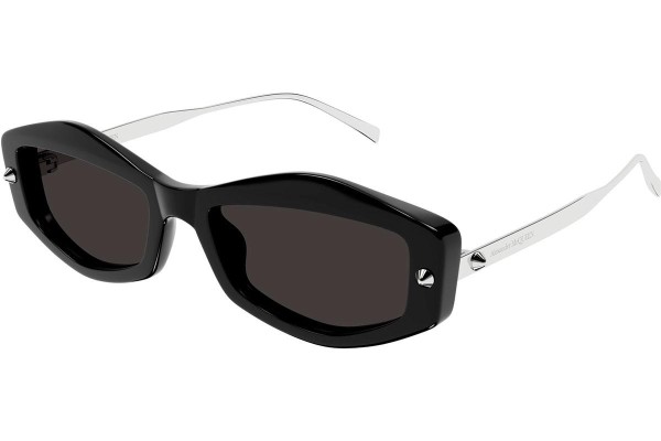 Sonnenbrille Alexander McQueen AM0482S 001 Rechteck Schwarz