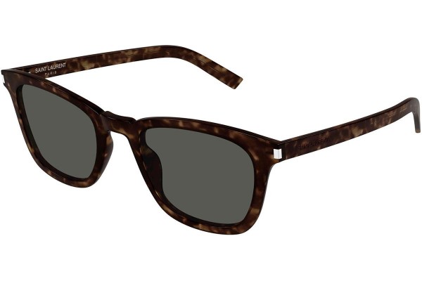 Sonnenbrille Saint Laurent SL716SLIM 002 Quadratisch Havanna