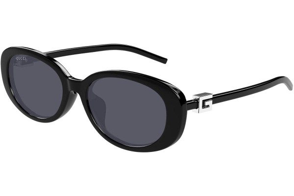 Sonnenbrille Gucci GG1684SA 001 Oval Schwarz