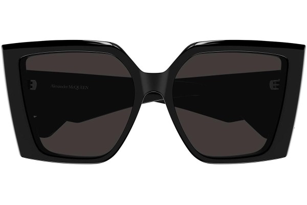 Sonnenbrille Alexander McQueen AM0467S 001 Quadratisch Schwarz