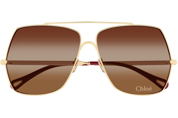 Sonnenbrille Chloe CH0278S 001 Quadratisch Gold