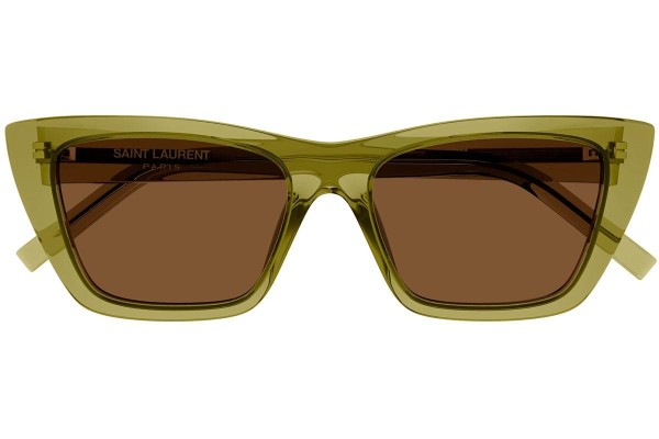 Sonnenbrille Saint Laurent SL276MICA 059 Cat Eye Grün