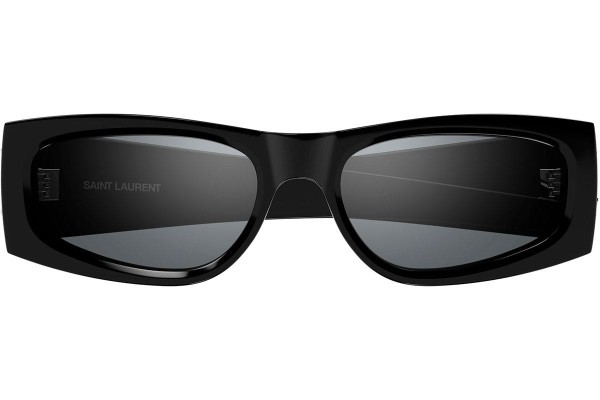 Sonnenbrille Saint Laurent SLM140 002 Oval Schwarz