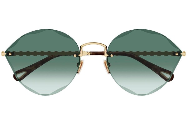 Sonnenbrille Chloe CH0253S 003 Rund Gold