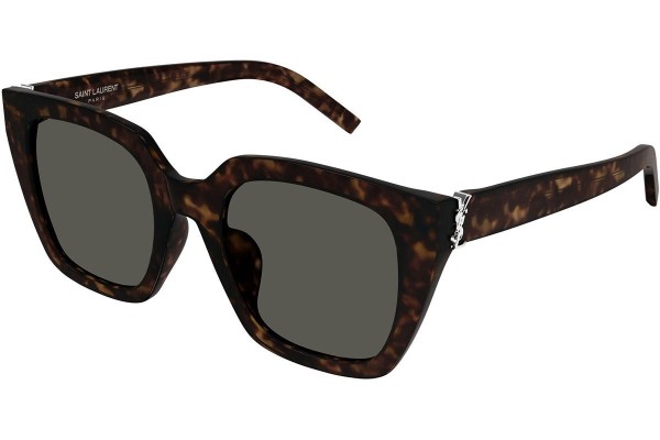 Sonnenbrille Saint Laurent SLM143 002 Quadratisch Havanna