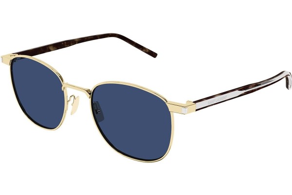 Sonnenbrille Saint Laurent SL747 010 Quadratisch Gold