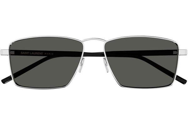 Sonnenbrille Saint Laurent SL700 002 Rechteck Silber