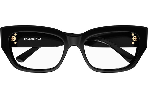 Brillen Balenciaga BB0363O 001 Quadratisch Schwarz