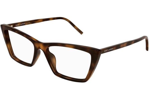 Brillen Saint Laurent SL737MICATHINOPT 003 Cat Eye Havanna