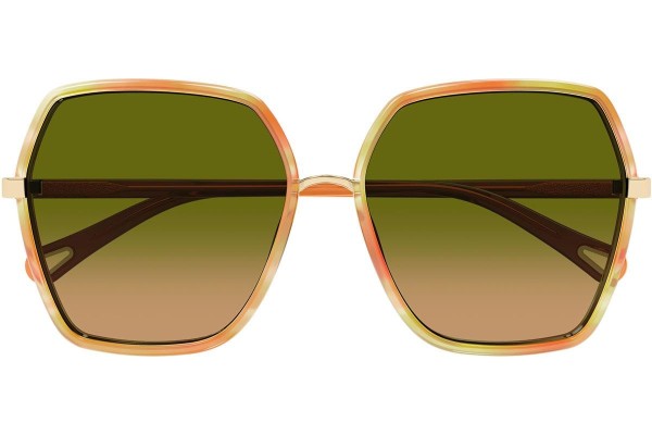 Sonnenbrille Chloe CH0262S 004 Quadratisch Orange