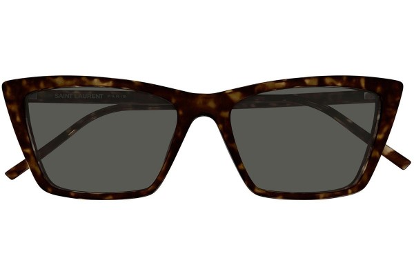 Sonnenbrille Saint Laurent SL737MICATHIN 002 Cat Eye Havanna