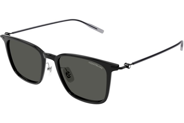 Sonnenbrille Mont Blanc MB0354S 001 Quadratisch Schwarz