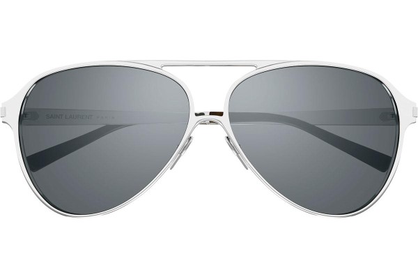 Sonnenbrille Saint Laurent SL734 003 Pilot Silber