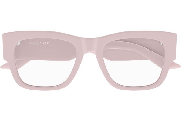 Brillen Alexander McQueen AM0436O 006 Rechteck Rosa