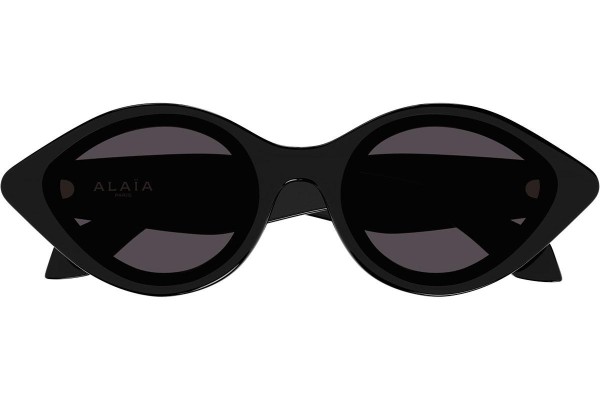 Sonnenbrille Alaia AA0069S 001 Oval Schwarz