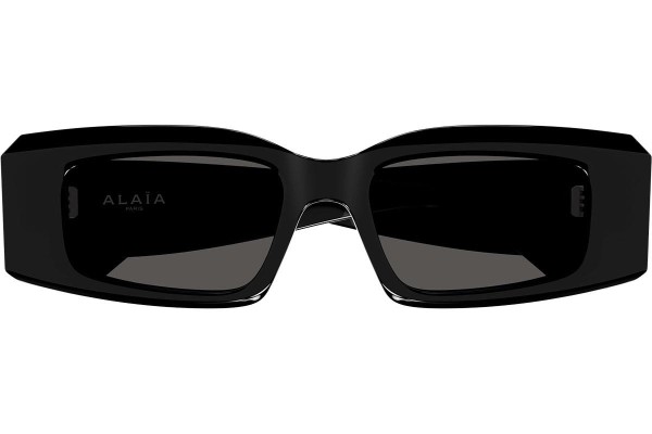 Sonnenbrille Alaia AA0078S 001 Rechteck Schwarz