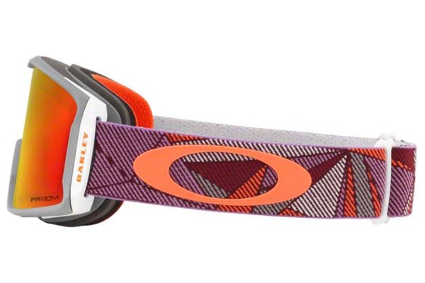 Skibrille Oakley Line Miner XM OO7093-15 PRIZM Monoscheibe | Shield Grau