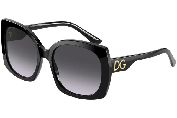 Sonnenbrille Dolce & Gabbana Icons Collection DG4385 501/8G Quadratisch Schwarz