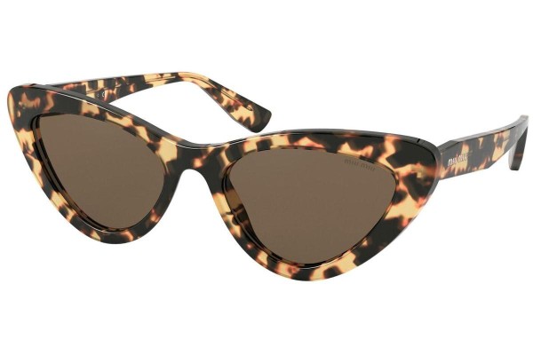 Sonnenbrille Miu Miu MU01VS 7S08C1 Cat Eye Havanna