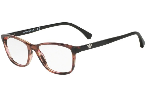 Brillen Emporio Armani EA3099 5553 Quadratisch Braun