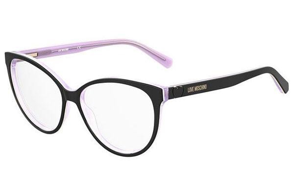 Glasses Love Moschino MOL591 807 Cat Eye Schwarz