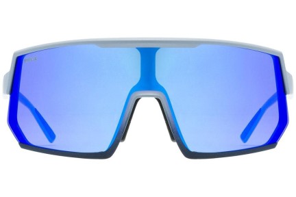 Sonnenbrille uvex sportstyle 235 Rhino / Deep Space Mat S2 Monoscheibe | Shield Grau