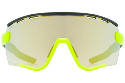 Sonnenbrille uvex sportstyle 236 set Black / Yellow Mat S2,S0 Monoscheibe | Shield Schwarz