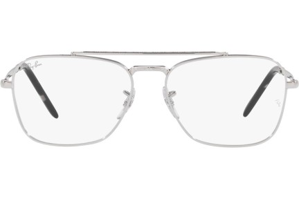 Brillen Ray-Ban New Caravan RX3636V 2501 Quadratisch Silber