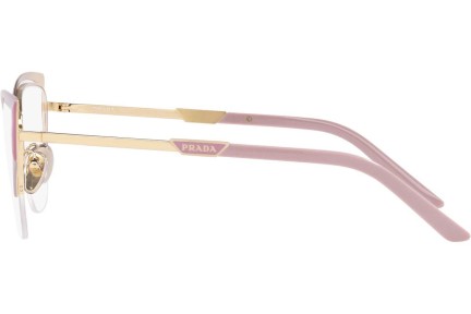 Glasses Prada PR63YV 14A1O1 Cat Eye Gold