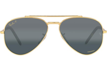 Sonnenbrille Ray-Ban New Aviator Chromance Collection RB3625 9196G6 Polarized Pilot Gold