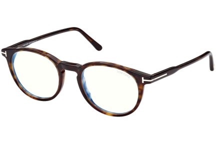 Brillen Tom Ford FT5823-H-B 052 Rund Havanna