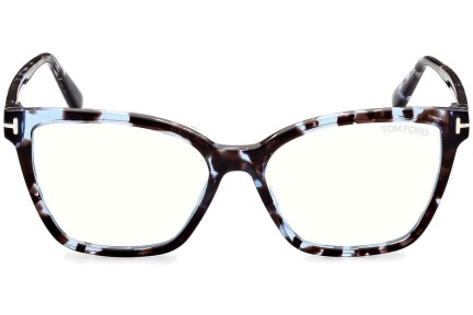 Glasses Tom Ford FT5812-B 055 Cat Eye Blau