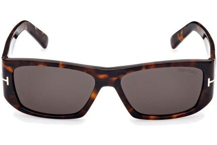 Sunglasses Tom Ford FT0986 52A Rechteck Havanna