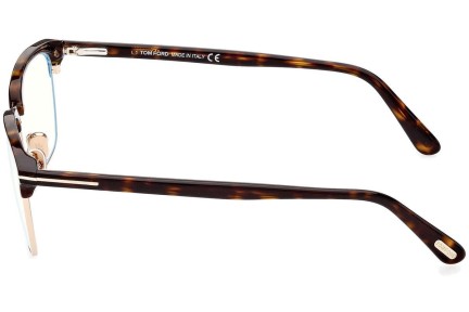 Glasses Tom Ford FT5801-B 052 Browline Havanna