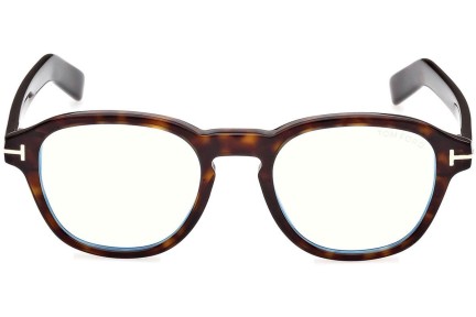 Brillen Tom Ford FT5821-B 052 Rund Havanna