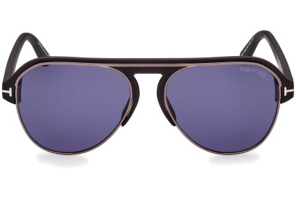 Sonnenbrille Tom Ford FT0929 02V Pilot Schwarz