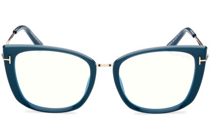 Glasses Tom Ford FT5816-B 089 Cat Eye Blau