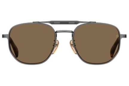 Brillen David Beckham DB1082/G/CS KJ1/HE Polarized Rund Silber