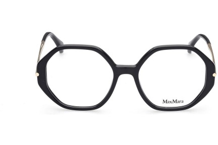 Brillen Max Mara MM5005 001 Rund Schwarz