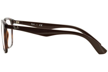 Glasses Ray-Ban RX7066 5577 Quadratisch Havanna