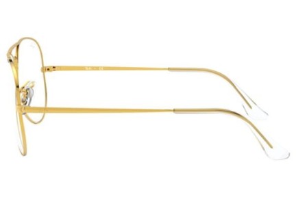 Glasses Ray-Ban Aviator RX6489 3086 Pilot Gold