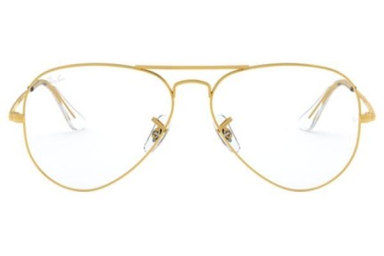 Glasses Ray-Ban Aviator RX6489 3086 Pilot Gold