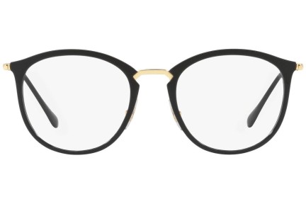 Glasses Ray-Ban RX7140 2000 Rund Schwarz